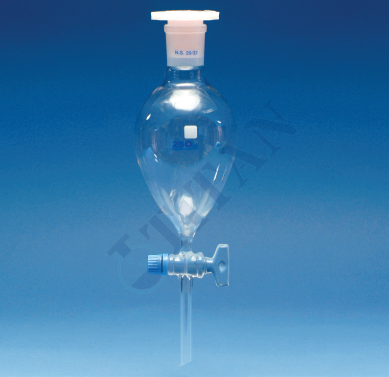 Ayırma  Hunisi  Armudi  Tip Cam Musluklu 250 ml