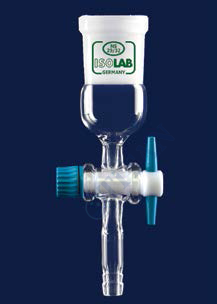 ISOLAB - 065.28.029 adaptör - düz - musluklu - çap 10 mm - dişi şilif : NS 29/32 (1 adet / paket)