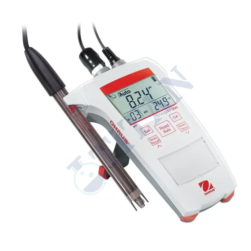 OHAUS - ST 300 pH-G Portatif pH Metre ST322 Epoksi Elektrod ile 0.00...14.00 pH  / -1999... 1999 mV /  0... 100 °C
