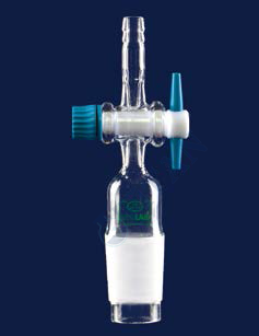ISOLAB - 065.24.029 adaptör - düz - musluklu - çap 10 mm - erkek şilif : NS 29/32 (1 adet / paket)
