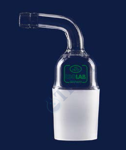 ISOLAB - 065.23.029 adaptör - nozül - eğimli - musluksuz - çap 10 mm - erkek şilif : NS 29/32 (1 adet / paket)