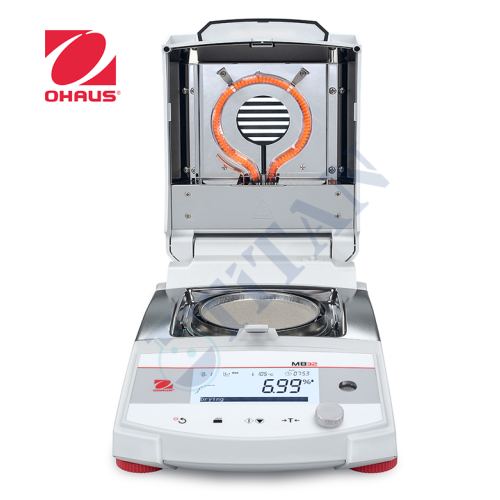 OHAUS - MB32 Nem Tayin Cihazı 90 gr / 1 mg|0,01% / 180 °C Yenilikçi Karbon Fiber Isıtma Teknolojisi