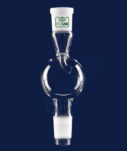 ISOLAB - 065.47.001 adaptör - sıçratma tutucu - düz - dişi şilif : NS 14/23 - erkek şilif : NS 14/23 (1 adet / paket)