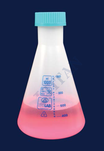 ISOLAB - 028.03.500 erlen - P.P - vida kapaklı - 500 ml (1 adet / paket)