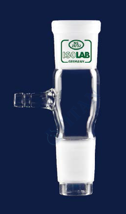 ISOLAB - 065.34.029 adaptör - aktarım - düz - dişi şilif : NS29/32 - erkek şilif : NS29/32 (1 adet / paket)