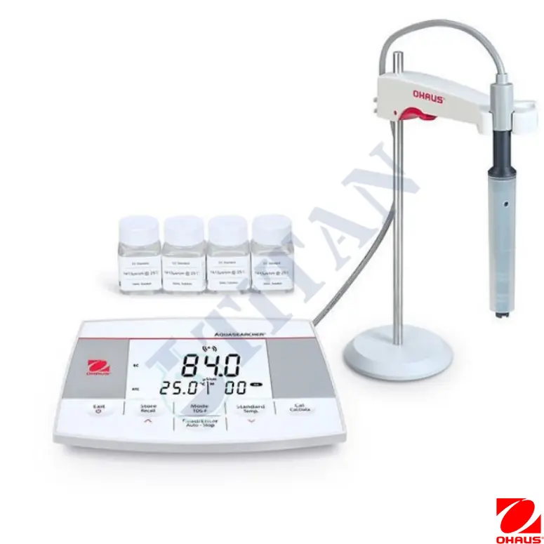 OHAUS - AB23EC-F Masa Tipi İletkenlik Ölçer STCON3 İletkenlik Probu ile