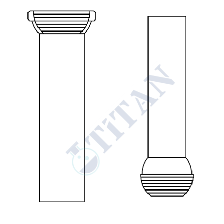 ÇALIŞKAN - LG001.05.0051 - Şilif,KS, Dişi Şilif NS : 51 , T.B:120 mm