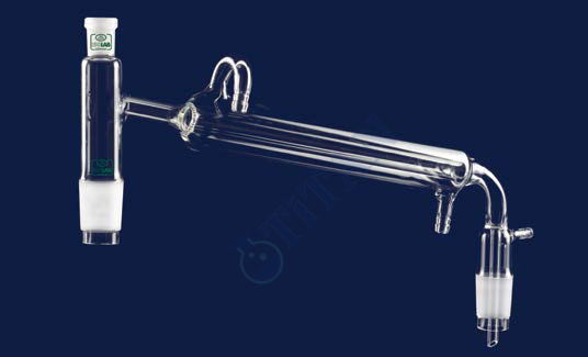 ISOLAB - 065.56.004 distilasyon bağlantıları - kondenserli - vakum adaptörlü - erkek şilifl(ler) : NS 29/32 - kondenser uzunluğu 400 mm (1 adet / paket)