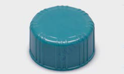 ISOLAB - 095.06.003 kapak + septa - beyaz septa / bej PTFE - deliksiz - N15 vidalı vial için (100 adet / paket)