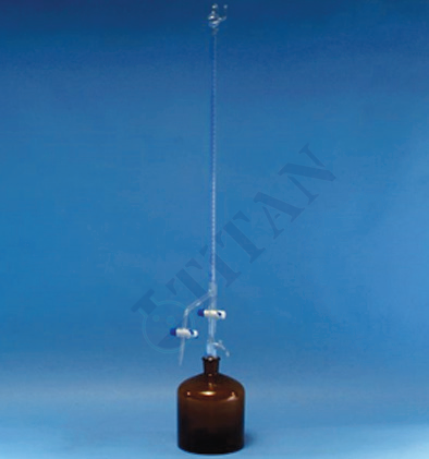 Otomatik  büret çift teflon musluklu   10 ml