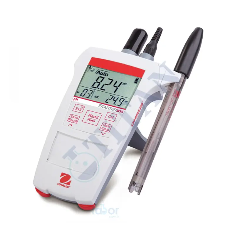 OHAUS - ST 300 pH-G Portatif pH Metre  ST270 Peynir Probu ile 0.00...14.00 pH  / -1999... 1999 mV /  0... 100 °C