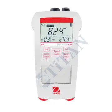 OHAUS ST 300 pH-G  pH Metre ST350 Cam Elektrot ile  0.00...14.00 pH  / -1999... 1999 mV /  0... 100 °C