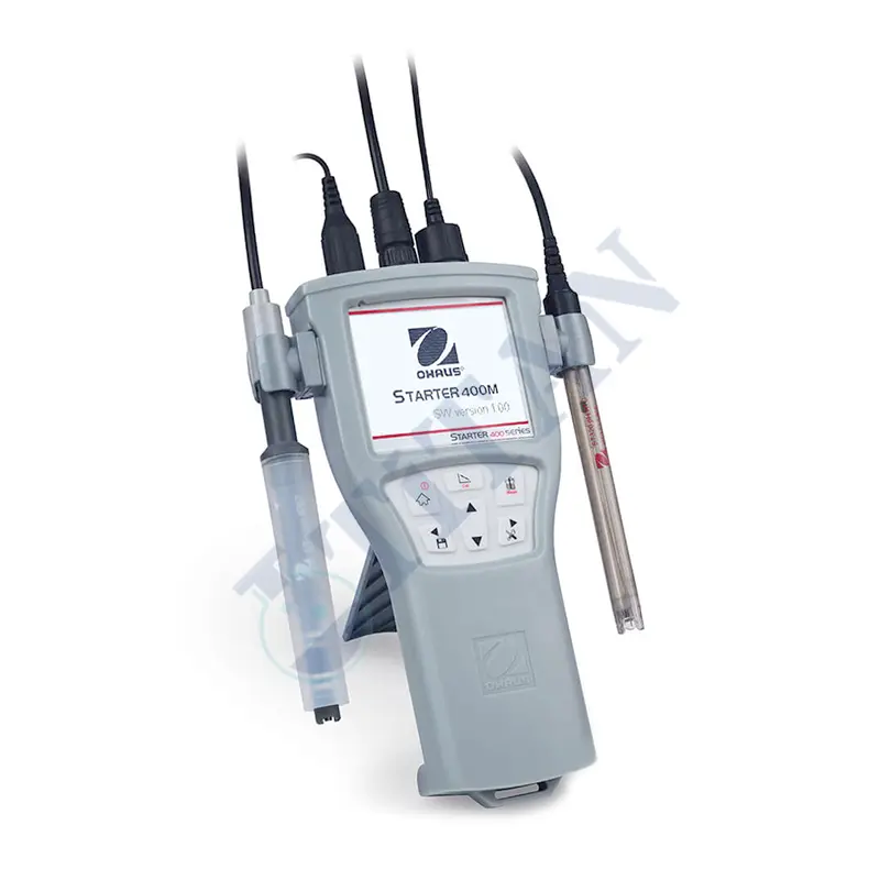 OHAUS - ST400M-G Portatif pH ve İletkenlik Ölçer -2,00... 16,00 pH / 00,0 μS/cm... 199,9 mS/cm