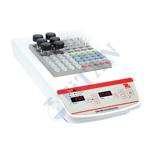 OHAUS - 4 Kuru Blok Isıtıcı Dijital | Ortam +5... 120 °C / ±0. 2 °C