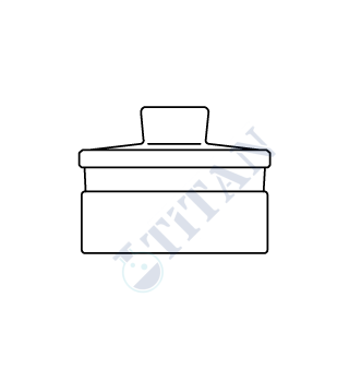 ÇALIŞKAN - LG024.02.5030 - Vezin Kabı 30 ml  Hacim , Çap * Yükseklik 50 x 30mm