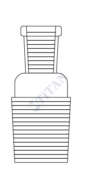 ÇALIŞKAN - LG003.01.2934 - Adaptör  Erkek NS : 34/35 , Dişi NS : 29/32
