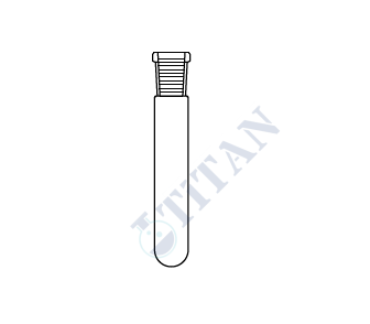ÇALIŞKAN - LG024.09.1616 - Test tüpü, Şilifli 16 x 160mm Dış Çapı x Uzunluk , NS : 14.5/23
