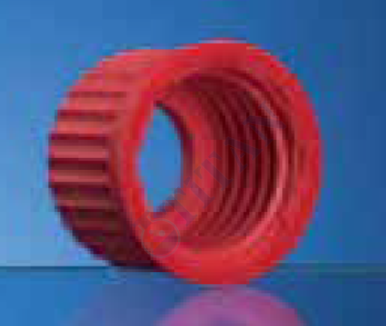 ÇALIŞKAN - LG29.227.05 - Vidalı kapak, Ortası Delik, PTFE, Otoklavlanabilir Vida Ölçüsü 14 GL
