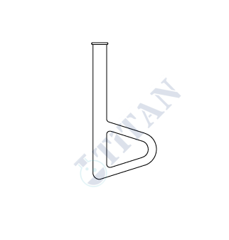 ÇALIŞKAN - LG024.13.3020 - Erime noktası tayin tüpü (Asit tabancası, Thiele Tipi) 30mm Dış Çapı , 20mm Boy