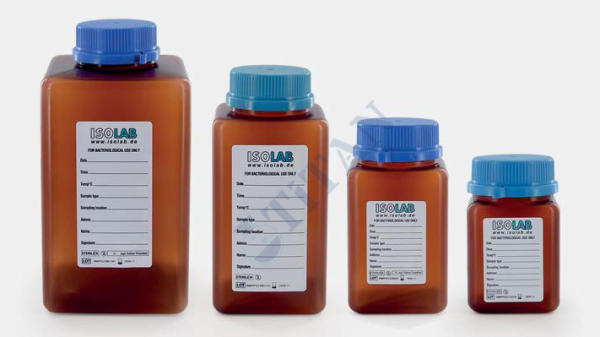 ISOLAB - 061.26.250 sise - su numune - PP - sodiumtiyosülfatsız - amber - steril R - 250 ml - tekli ambalaj (72 adet / paket)