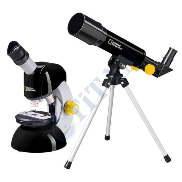BRESSER NATIONAL GEOGRAPHIC - Set: 50/360 Teleskop ve 40x–640x Mikroskop