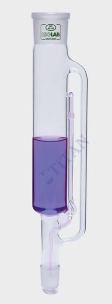 ISOLAB - 036.01.100 ekstraktör - Soxhlet - musluksuz - NS 29/32 - NS 45/40 - 100 ml (1 adet / paket)