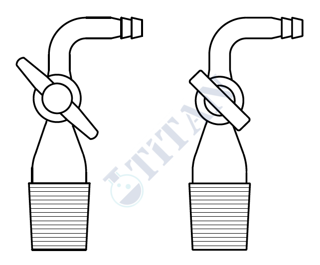 ÇALIŞKAN - LG004.08.2932  - Şilifli musluk, Dişi , PTFE Musluklu NS : 29/32