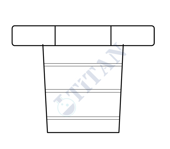 ÇALIŞKAN - LG005.03.4540 - Plastik kapak, Altıgen başlı NS : 45/40