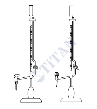 ÇALIŞKAN - LG025.20.0010  - Büret, Mikro, Cam  musluklu, Sehpalı 10 ml Hacim, Tolerans 0.02 ml