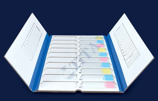 ISOLAB - 076.01.001Y lam dosyası - karton - sarı (1 adet / paket)
