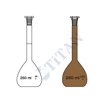 ÇALIŞKAN - LG025.24.0100  - Balon Joje,  Amber 100 ml Hacim, NS : 14.5/23