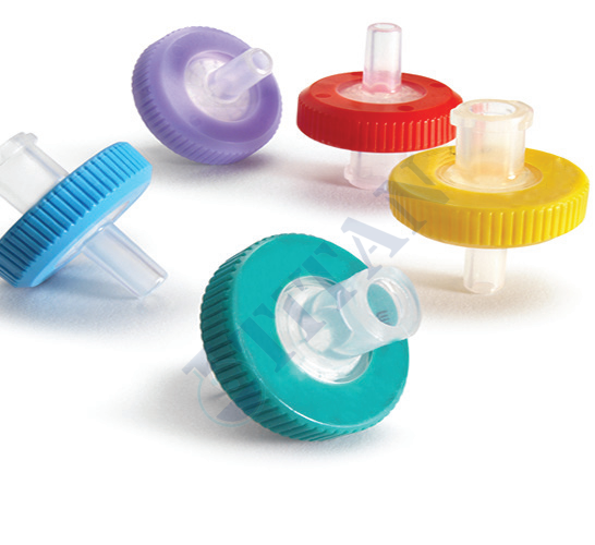 Membran Şırınga Filtre Uçu 100'lük pkt. B kalite 0,22PTFE Kırmızı