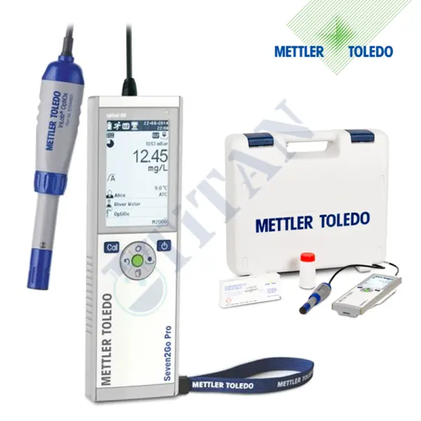 METTLER TOLEDO - Seven2Go™ DO Ölçer S9 Saha Kiti InLab OptiOx-ISM IP67 DO Elektrodu ve uGo Taşıma Çantası ile