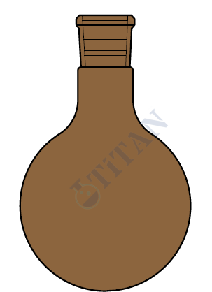 ÇALIŞKAN - LG006.03.1403 - Balon, Tek boyunlu, Amber renk , DY 50 ml Hacim , NS : 14.5/23