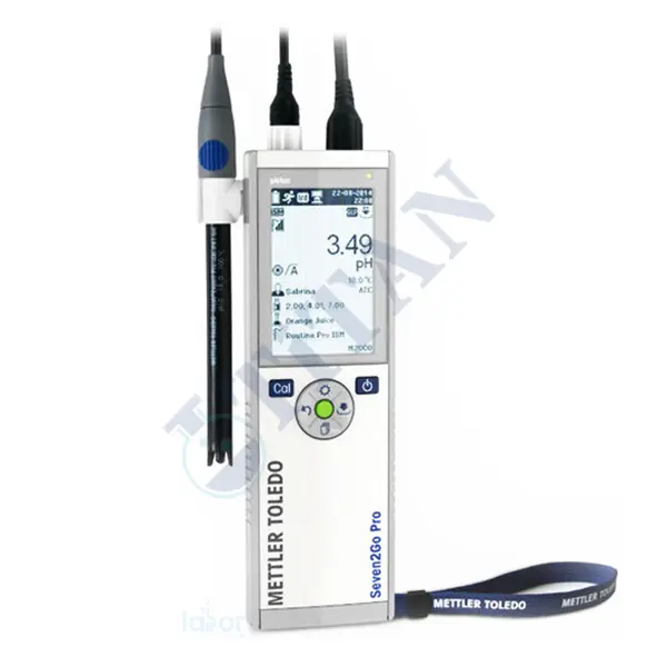 METTLER TOLEDO - Seven2Go™ pH/İyon Ölçer S8 Standart Kit InLab Expert Go-ISM pH Elektrodu ile