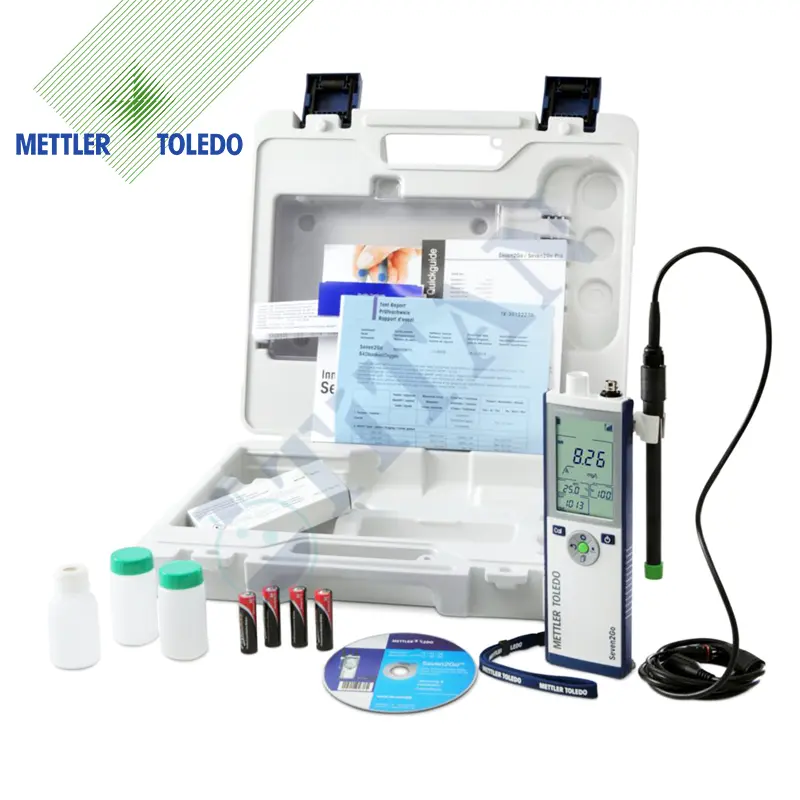 METTLER TOLEDO - Seven2Go pH Metre S2 Saha Kiti, InLab Expert Pro-ISM IP67 Elektrot ile -2.00... 20.00 pH