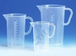 Plastik Beher kısa form kulplu 3000ml