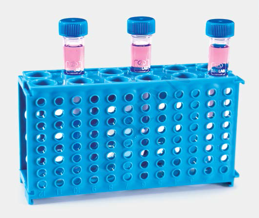 ISOLAB - 080.01.001 tüp standı - P.P - 4 yüzlü (1 adet / paket)