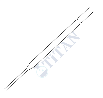 ÇALIŞKAN - LG025.49.0230 - Cam Pastör pipeti 230 mm Boy