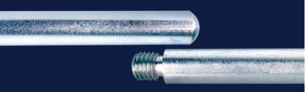 ISOLAB - 049.06.005 stand borusu - galvanize çelik - uzunluk 750 mm (1 adet / paket)
