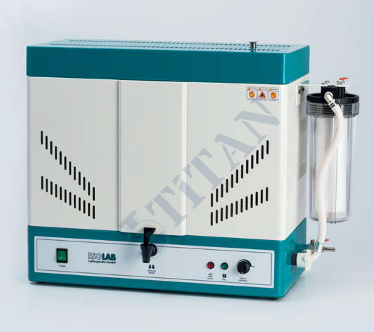 ISOLAB - 623.02.004 destile cihazı - su - depolu - otomatik - 4,0 lt/saat - ön filtreli (1 adet / paket)