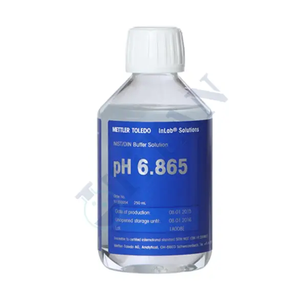 Mettler Toledo - NIST/DIN buffer pH 6.865 Kalibrasyon Çözeltisi ISO 19266'ya Uygun 250 mL
