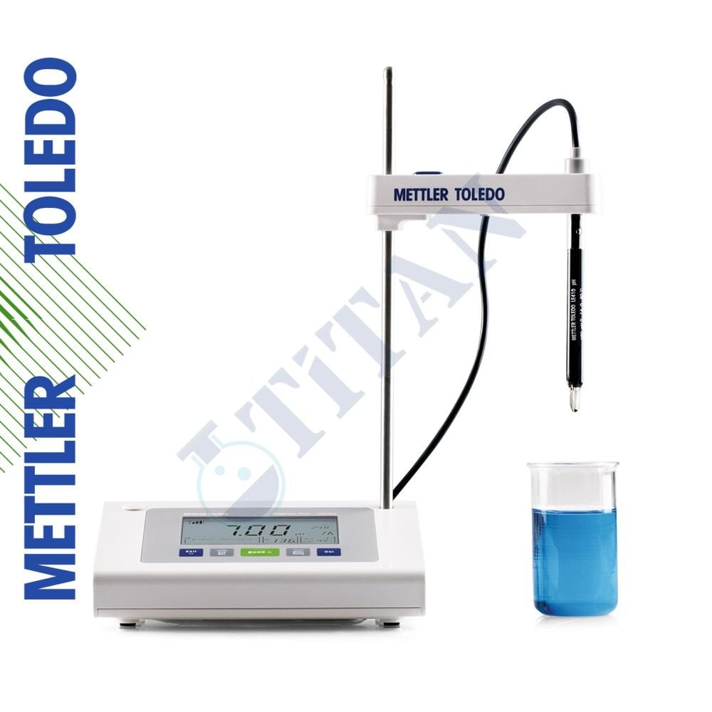 Mettler Toledo - Fiveeasy Plus FP20 pH Metre Std Kit LE438 Elektrot ile pH 0.00... 16.0