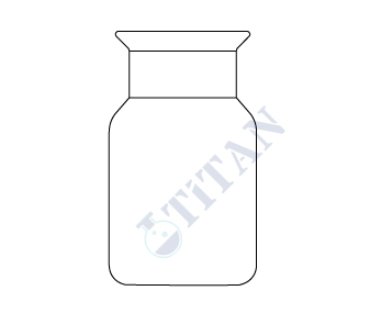 ÇALIŞKAN - LG026.05.0250 - Silindirik reaksiyon kabı 250 ml Hacim , 60 Flanş Ölçüsü DN , Çap * Boy  70 x 125 mm