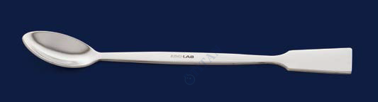 ISOLAB - 047.01.210 spatül - paslanmaz çelik - makro kaşıklı - 210 mm (1 adet / paket)