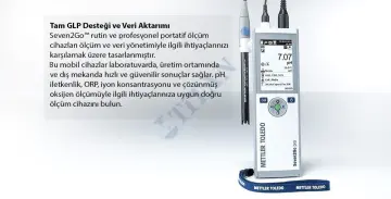 METTLER TOLEDO - Seven2Go™ pH/İyon Metre S8 Florür Kiti, ION Fluoride Elektrodu ile