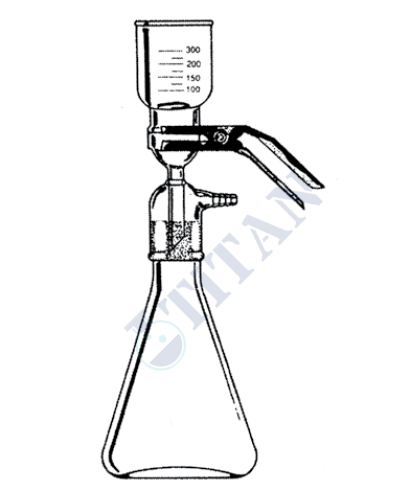 ÇALIŞKAN - LG027.03.2000 - Vakum filtrasyon seti (Askıda katı madde düzeneği) 2000 ml Erlen Hacmi