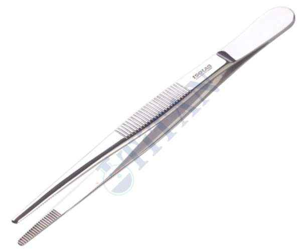 ISOLAB - 048.01.145 pens - paslanmaz çelik - genel amaçlı - düz - yuvarlak uçlu - 145 mm (1 adet / paket)