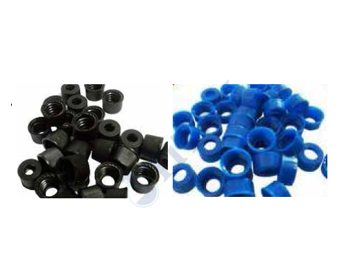 ÇALIŞKAN - LG9291SC.0001 - Kapak, 12x32 mm için Mavi, PP, delik çapı 6 mm PTFE/Slikon septalı