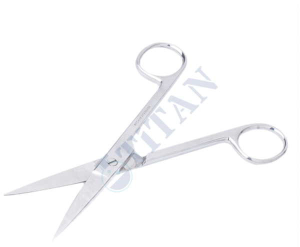 ISOLAB - 048.22.160 makas - laboratuar için - sivri/sivri- 160 mm (1 adet / paket)